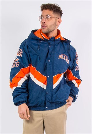 VINTAGE STARTER JACKET NFL CHICAGO BEARS COAT