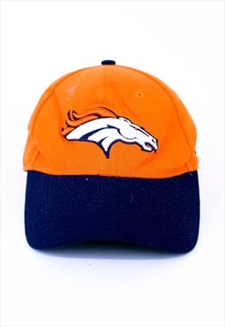 Vintage New Era Denver Broncos Cap Orange With Mascot Logo