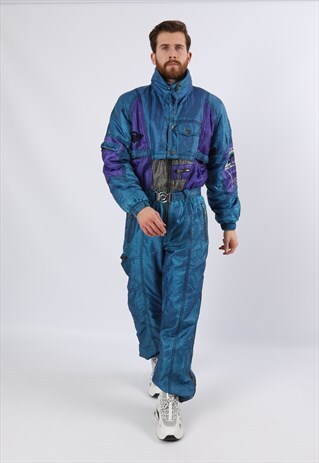 VINTAGE 90'S MDC FULL SKI SUIT SNOW M 40" (7DG)