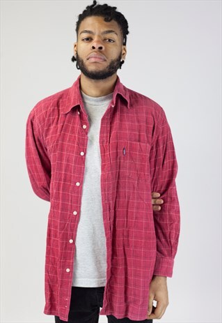 VINTAGE RED FLANNEL SHIRT