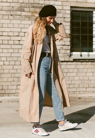 VINTAGE 80S BLUSH PINK MAC COAT