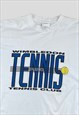 Wimbledon tennis T-shirt  White with screen print design  