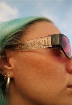 y2k Vintage nos Jean Paul Gaultier swarovski pink sunglasses