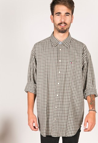 VINTAGE 80S TOMMY HILFIGER SHIRT /R03353