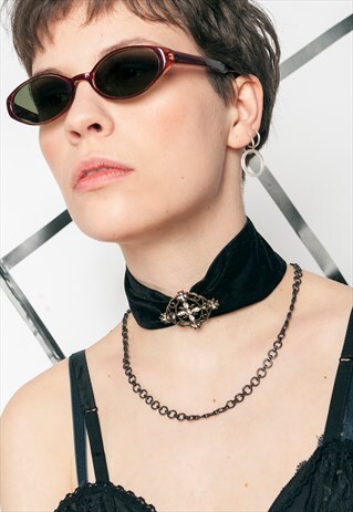 90S VINTAGE VELVET CHOKER