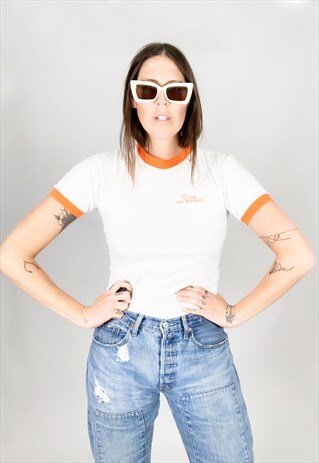 1970S SUMMER RINGER TEE