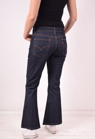 LEVI'S WOMENS VINTAGE JEANS W32 L30 BLUE 90S