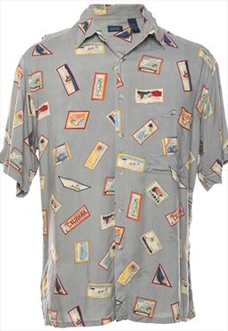 Vintage 'Izod Tropical Hawaiian Shirt - M