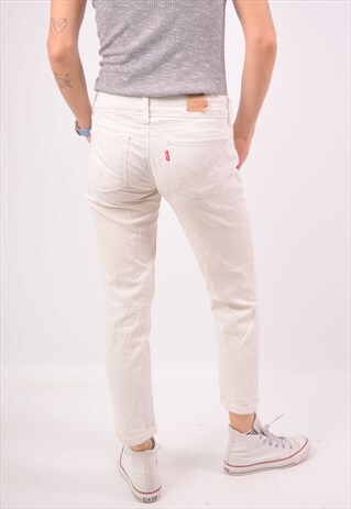 VINTAGE LEVI'S 570 JEANS STRAIGHT WHITE