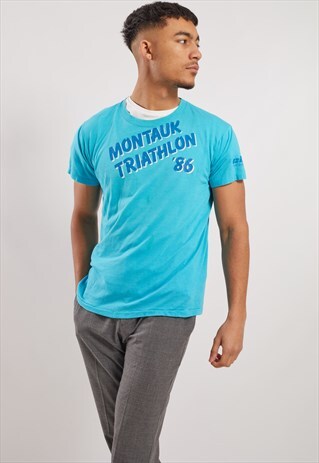 VINTAGE MONTAUK TRIATHLON '86 T-SHIRT