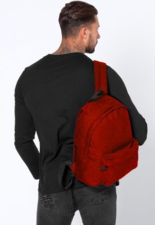 ESSENTIAL RUCKSACK BACKPACK BAG - RED