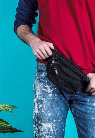 VINTAGE BUMBAG IN BLACK