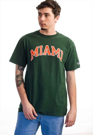 VINTAGE CHAMPION UNIVERSITY LOGO T-SHIRT 90S L 7.7