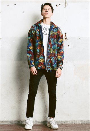 VINTAGE 90S AZTEC FLEECE JACKET