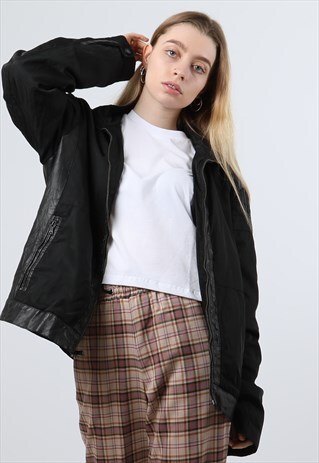 VINTAGE CALVIN KLEIN LARGE BLACK JACKET