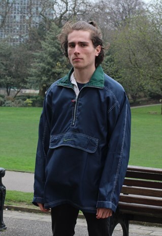 VINTAGE 90S NIKE QUARTER ZIP FESTIVAL WINDBREAKER JACKET