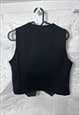 VINTAGE CLASSY BLACK VEST - XS - S