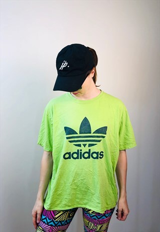 SKATE GREEN SOUVENIR FROM LOS ANGELES 80S TEE T SHIRT WHITE