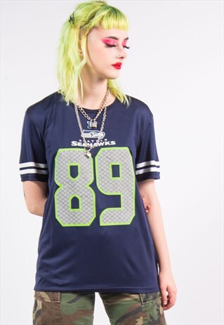 VINTAGE 90'S SEATTLE SEAHAWKS JERSEY TOP