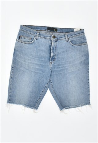 VINTAGE 00'Y2K JUST CAVALLI DENIM SHORTS BLUE