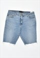 Vintage 00'Y2K Just Cavalli Denim Shorts Blue