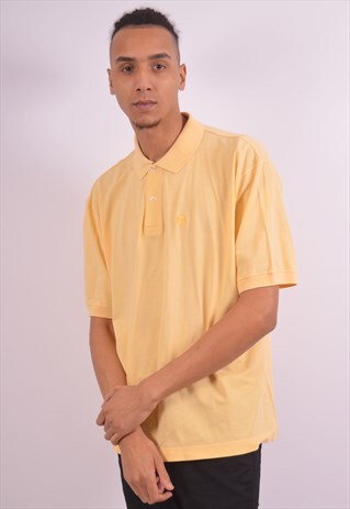 VINTAGE SERGIO TACCHINI POLO SHIRT YELLOW