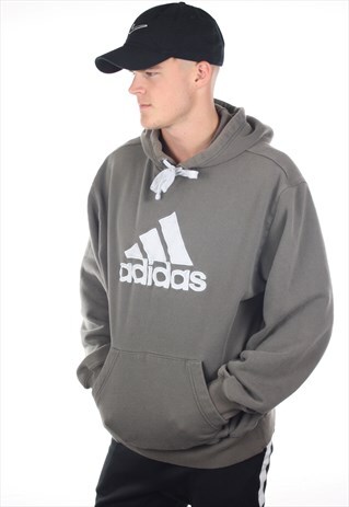 VINTAGE ADIDAS BIG LOGO HOODIE SWEATSHIRT