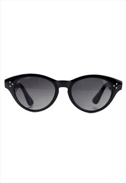 NOS 90s Cat eye vintage sunglasses black glossy DS OG 