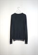 VINTAGE BOSS SWEATSHIRT ORIGINAL IN BLACK M