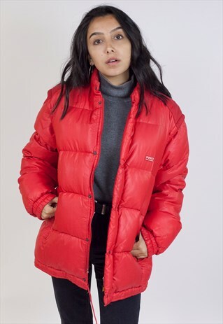 VINTAGE 90'S RED PADDED JACKET
