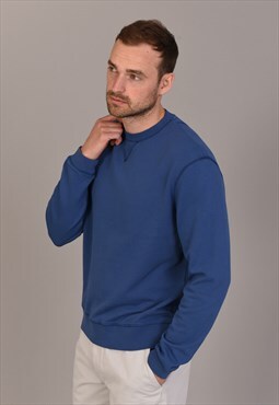 Organic Cotton Sweatshirt in Blue