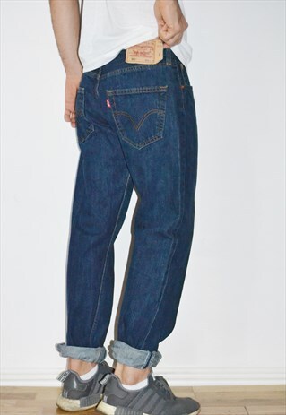 90'S LEVI'S 501S VINTAGE DARK BLUE JEANS