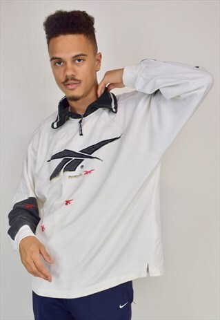 VINTAGE 90'S REEBOK 1/4 ZIP JUMPER