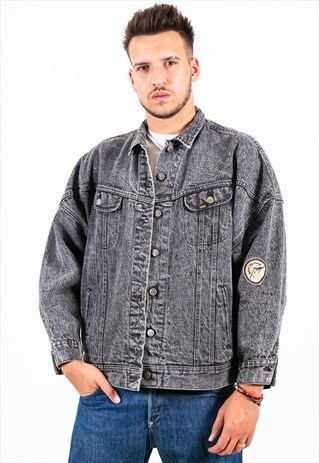 VINTAGE 80S ORIGINAL LEE BASIC DENIM JACKET / S7415