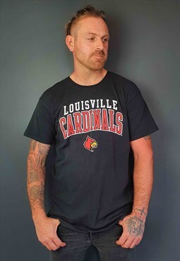 Men's Vintage 90's USA Louisville Cardinals Graphic T-Shirt