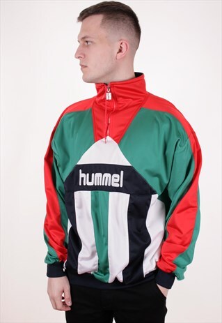 90S VINTAGE HUMMEL TRACK ANORAK JACKET AA9072