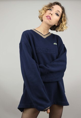 VINTAGE 90S OVERSIZED LACOSTE SWEATER SWEATSHIRT