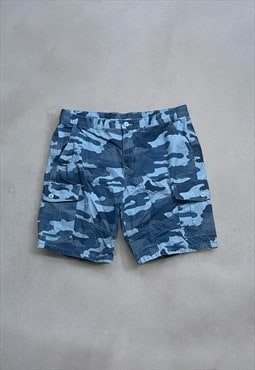 Vintage Men's Y2K Camo Utility Cargo Shorts