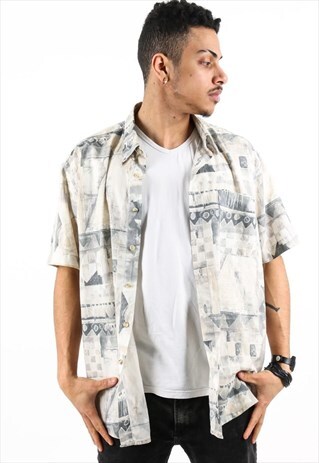 VINTAGE PATTERNED SHIRT PSAW430D