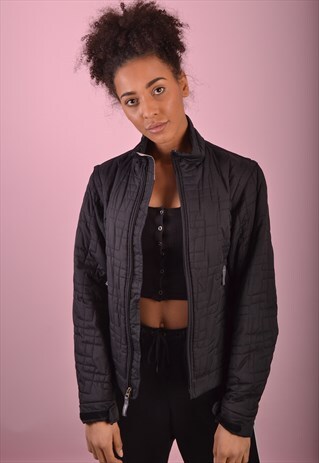 BLACK NIKE PADDED JACKET GTJ3425