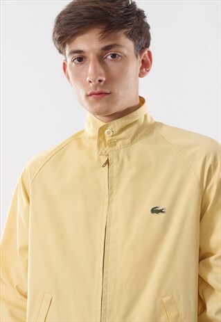 VINTAGE LACOSTE X IZOD HARRINGTON 80S 90S YELLOW
