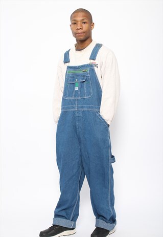 VINTAGE LIBERTY DUNGAREES NAVY BLUE