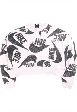 Nike  Spellout Crewneck Sweatshirt Large White