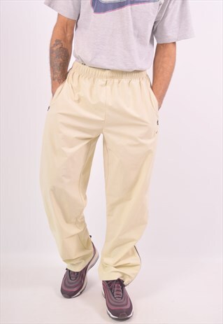 VINTAGE NIKE TRACKSUIT TROUSERS BEIGE