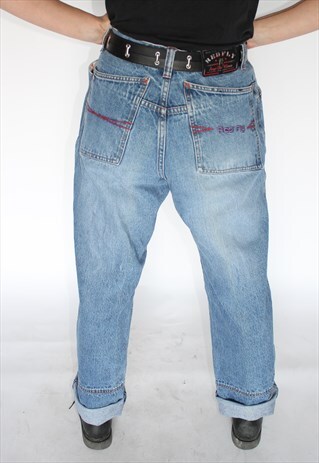 RED FLY 90S STRAIGHT LEG DENIM