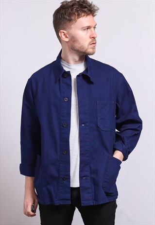 VINTAGE CHORE JACKET WORKER JACKET