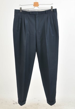 VINTAGE 90S TROUSERS IN BLUE