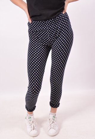VINTAGE MAX MARA LEGGINGS DOTS BLUE