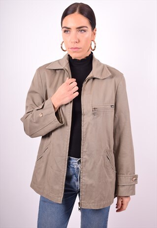 LEE WOMENS VINTAGE JACKET MEDIUM GREY 90'S