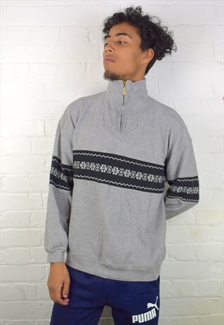 VINTAGE 90'S 1/4 ZIP SWEATSHIRT